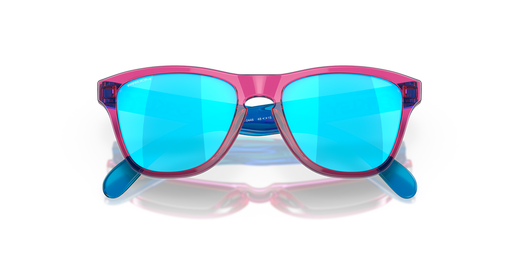 Oakley OJ9009 Frogskins XXS Youth Square Prizm Sunglasses - Acid Pink Frame