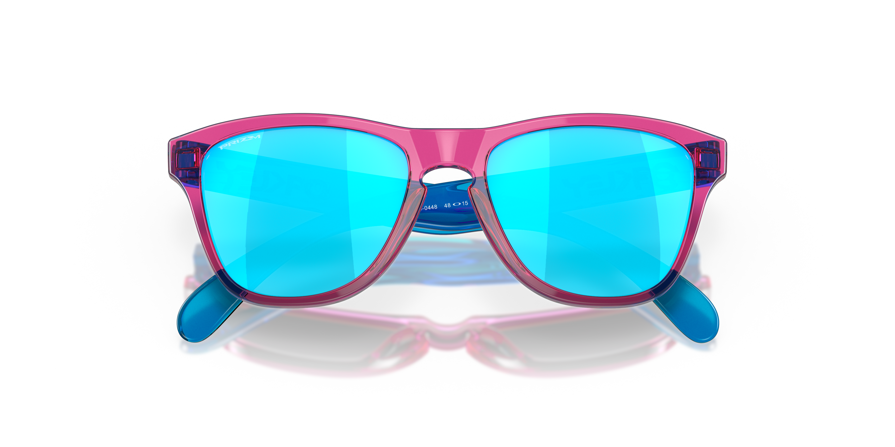Oakley OJ9009 Frogskins XXS Youth Square Prizm Sunglasses - Acid Pink Frame
