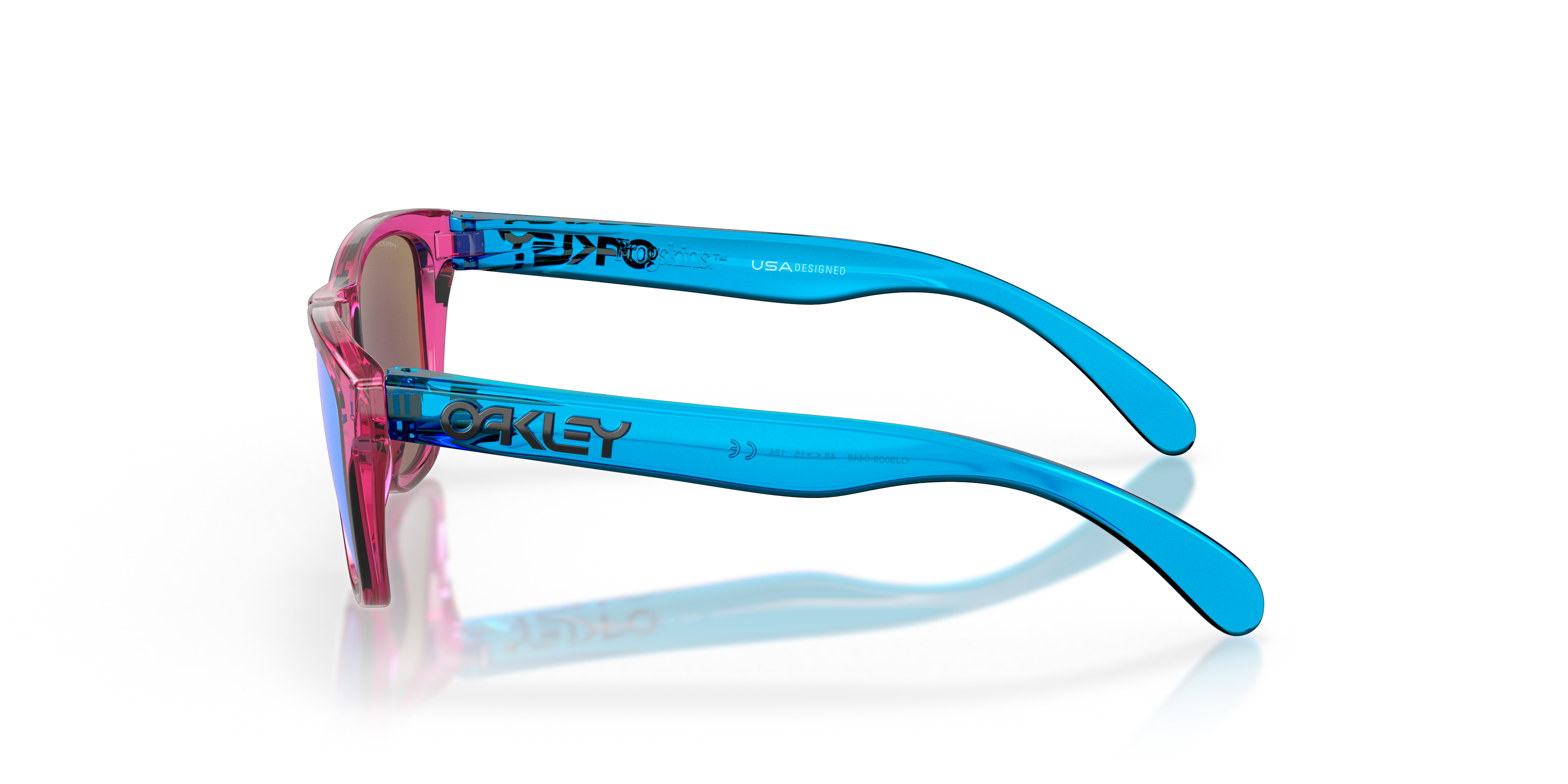 Oakley OJ9009 Frogskins XXS Youth Square Prizm Sunglasses - Acid Green Frame