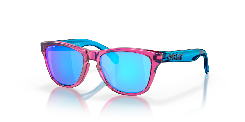 Oakley OJ9009 Frogskins XXS Youth Square Prizm Sunglasses - Acid Pink Frame