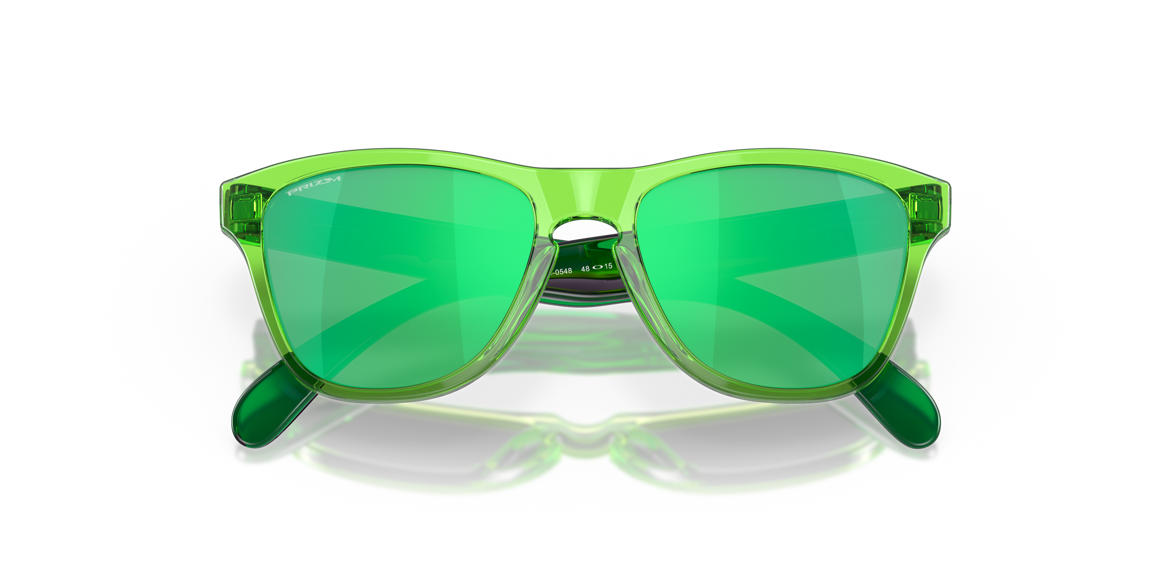 Oakley OJ9009 Frogskins XXS Youth Square Prizm Sunglasses - Acid Pink Frame