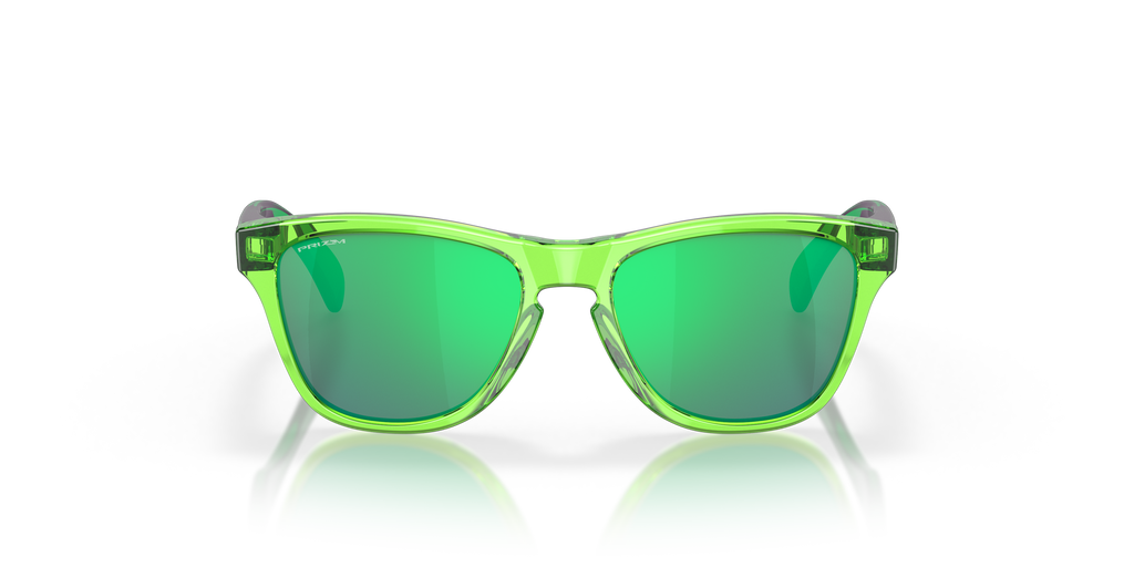 Oakley OJ9009 Frogskins XXS Youth Square Prizm Sunglasses - Acid Green Frame