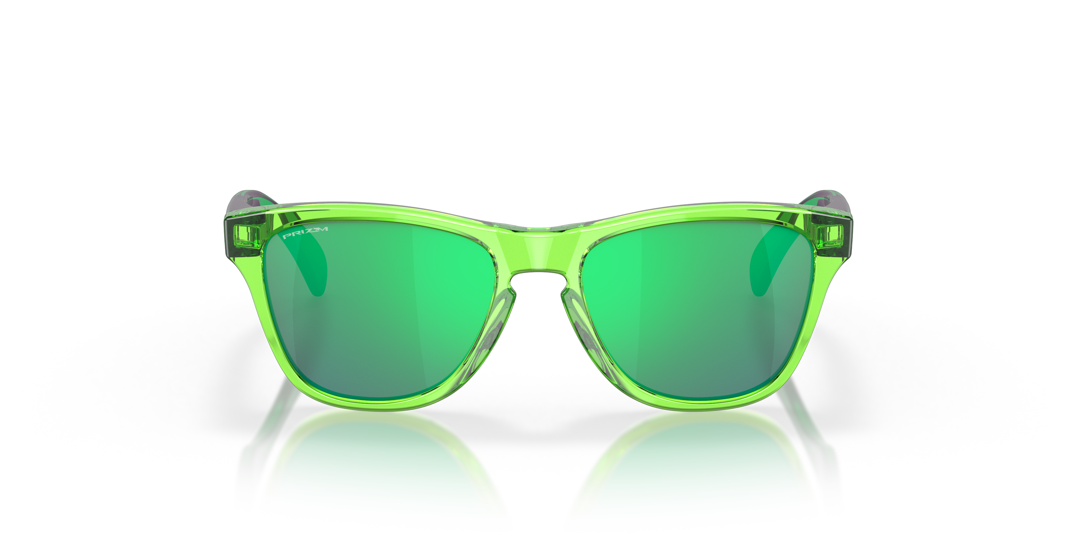Oakley OJ9009 Frogskins XXS Youth Square Prizm Sunglasses - Acid Green Frame
