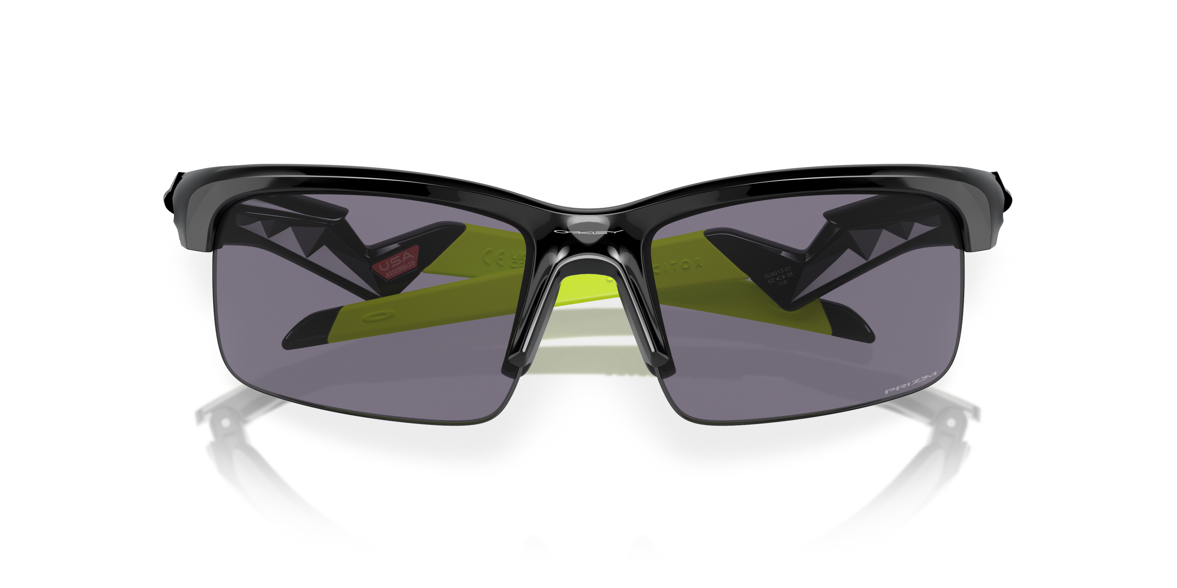 Oakley OJ9013 Capacitor Youth Rectangle Prizm Sunglasses - Polished Black Frame