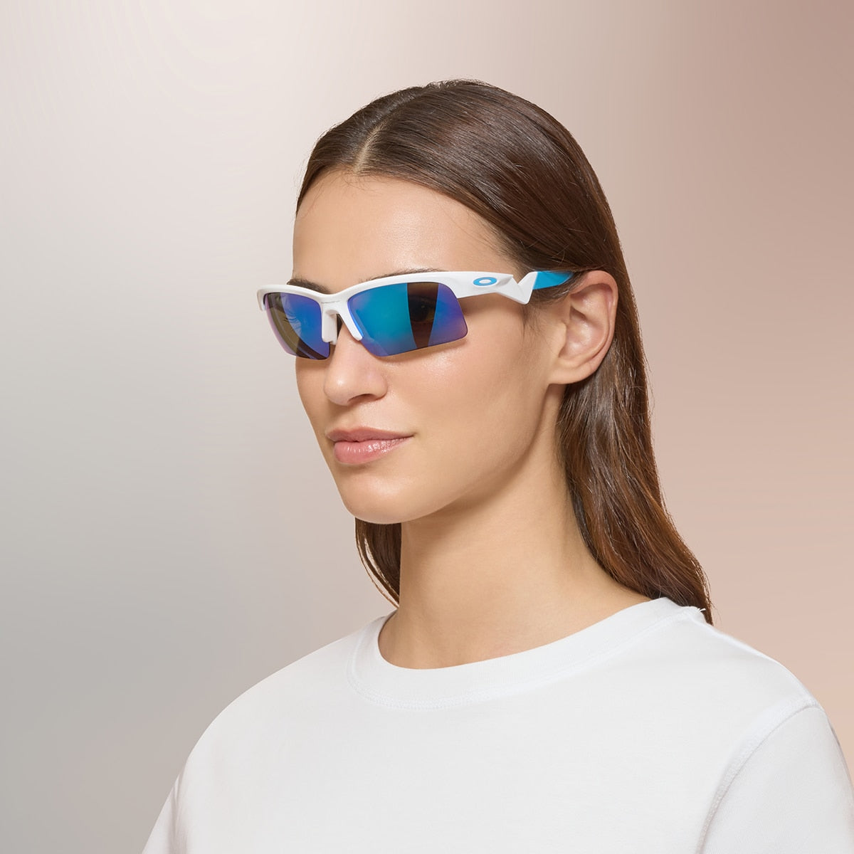 Oakley OJ9013 Capacitor Youth Rectangle Prizm Sunglasses - Polished Black Frame