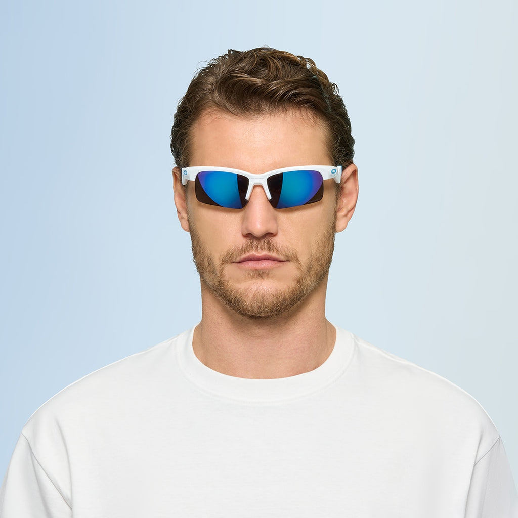 Oakley OJ9013 Capacitor Youth Rectangle Prizm Sunglasses - Polished White Frame