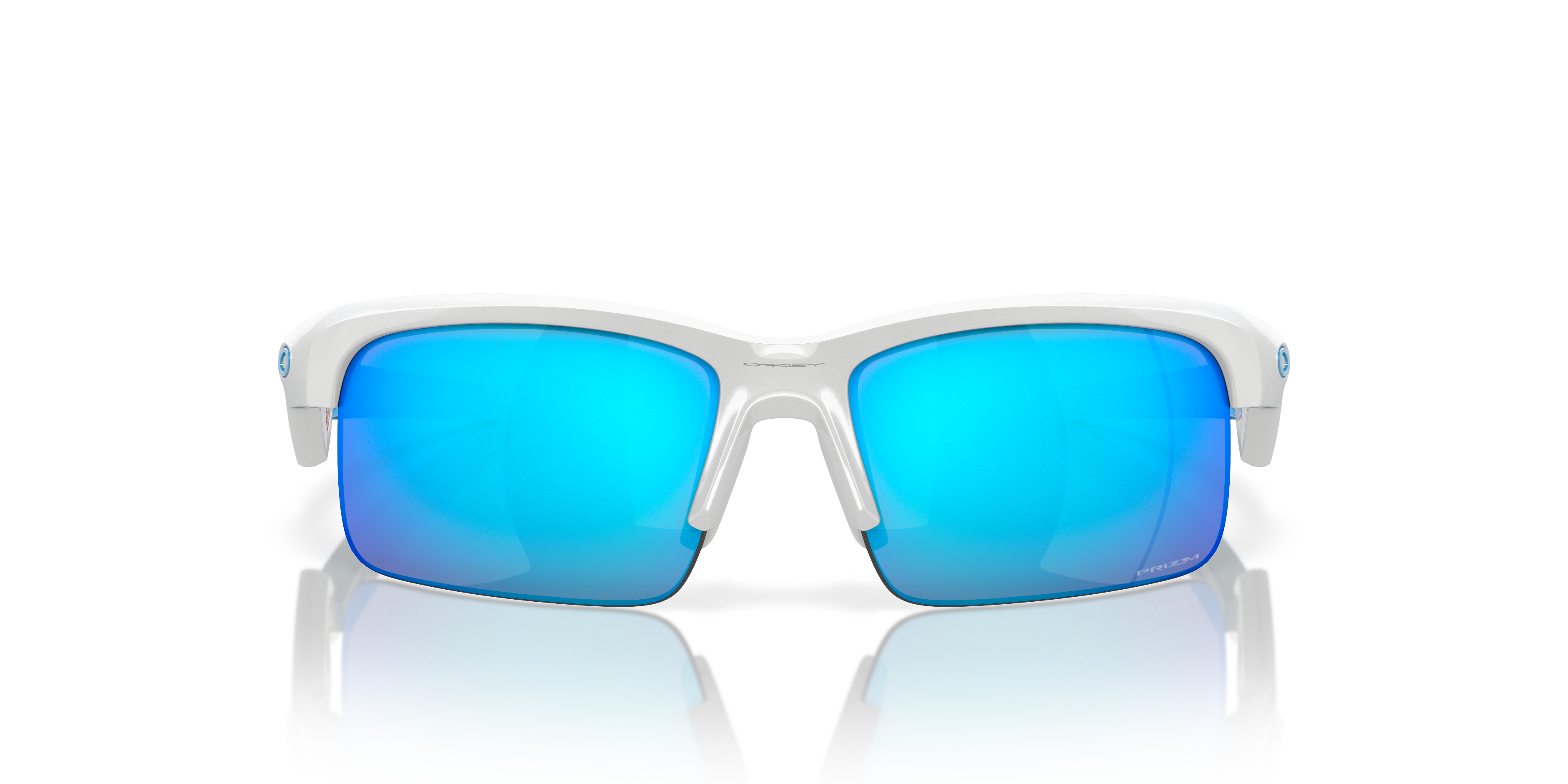 Oakley OJ9013 Capacitor Youth Rectangle Prizm Sunglasses - Polished White Frame