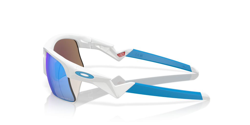 Oakley OJ9013 Capacitor Youth Rectangle Prizm Sunglasses - Polished White Frame