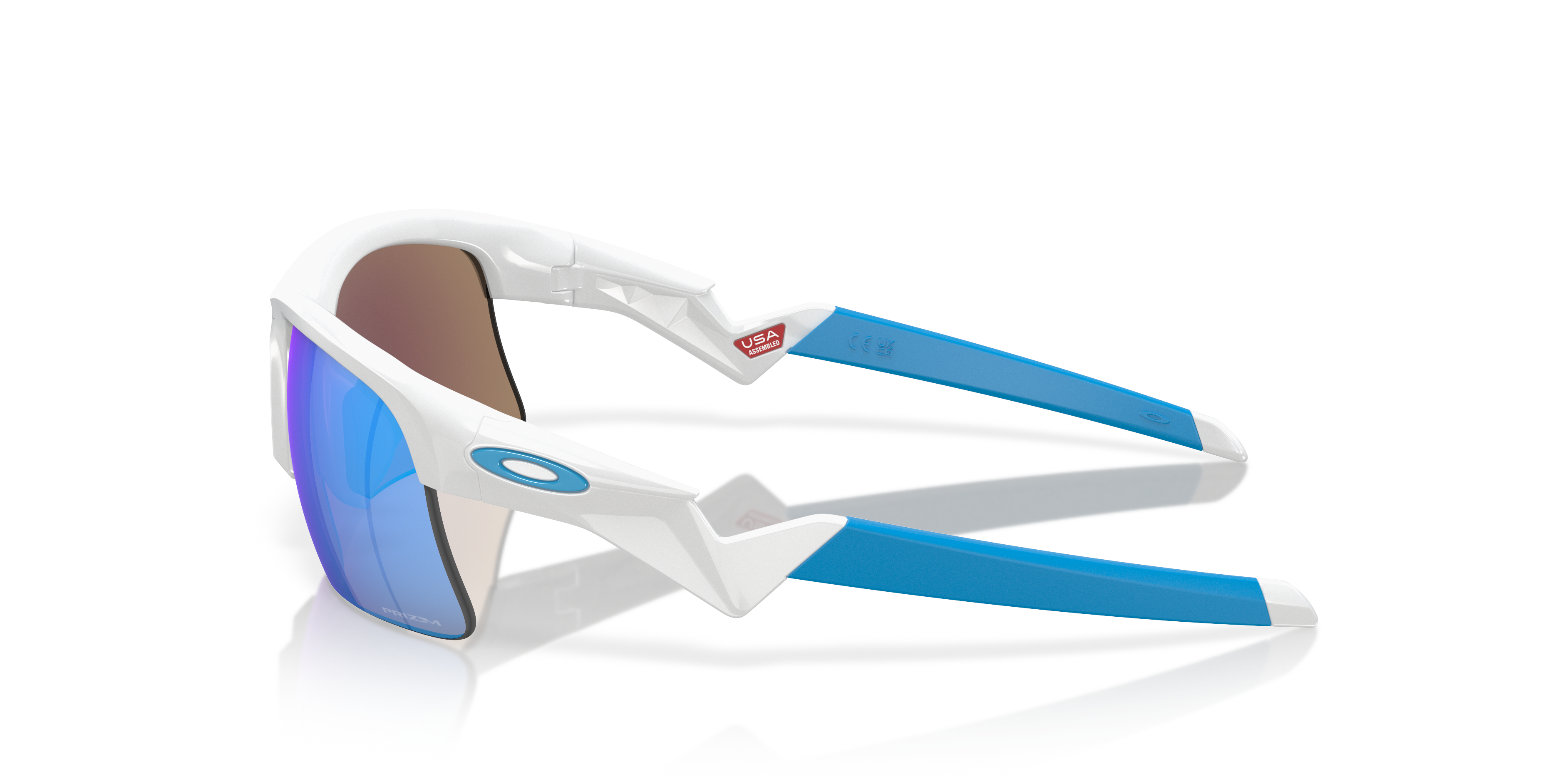 Oakley OJ9013 Capacitor Youth Rectangle Prizm Sunglasses - Polished White Frame