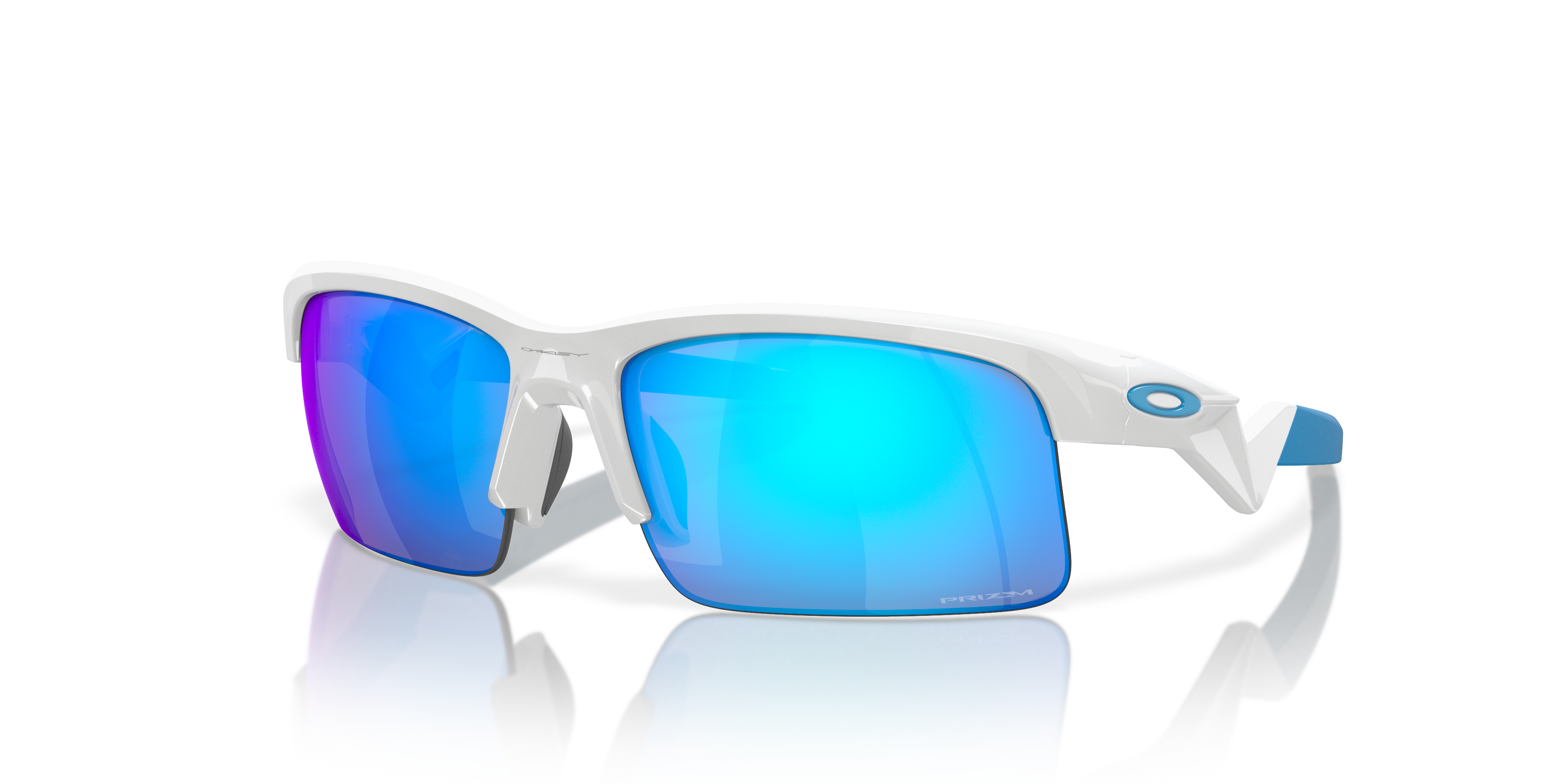 Oakley OJ9013 Capacitor Youth Rectangle Prizm Sunglasses - Polished Black Frame