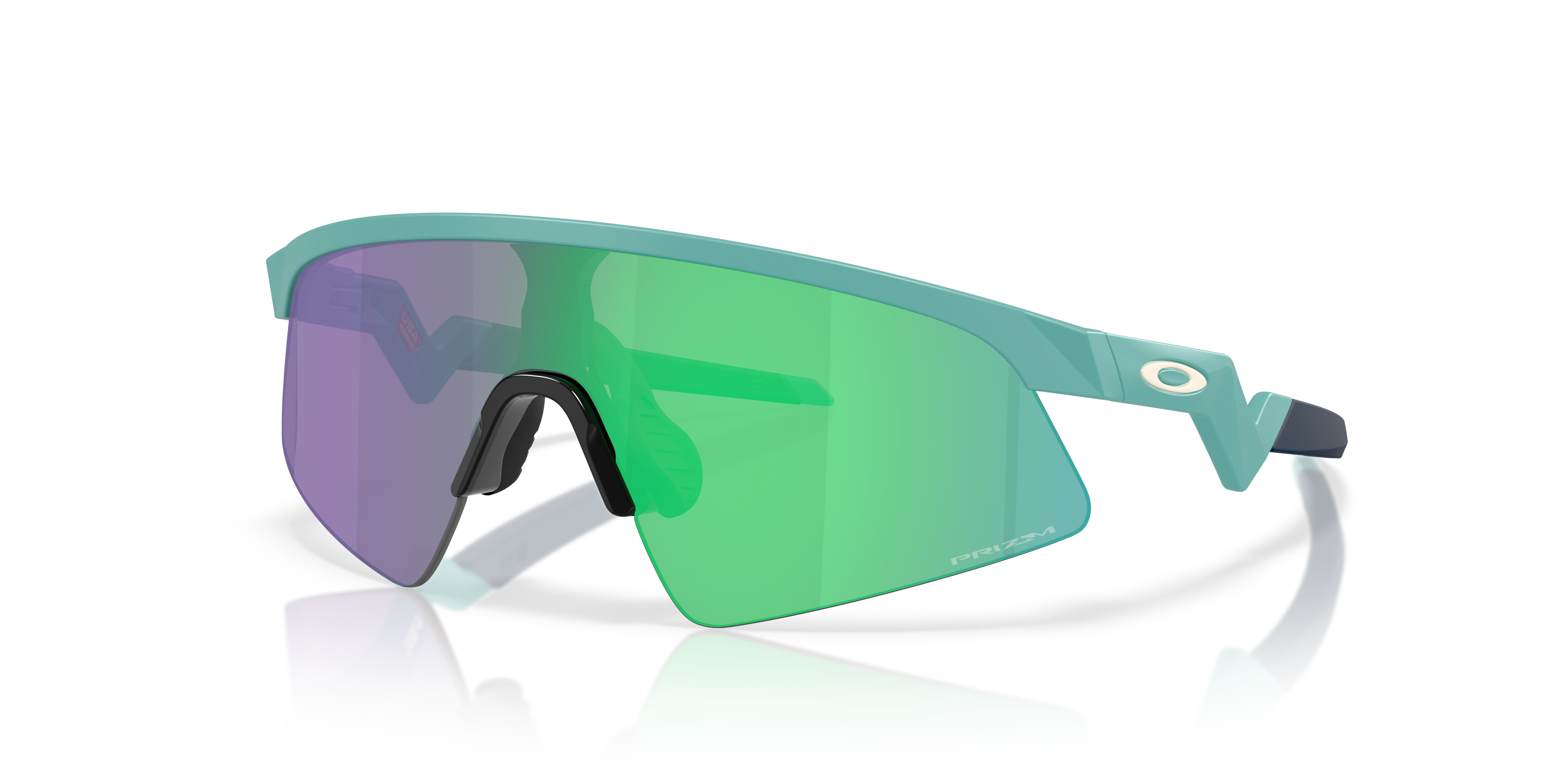 Oakley OJ9015 Resistor Sweep Youth Prizm Sport Sunglasses - Polished White Frame