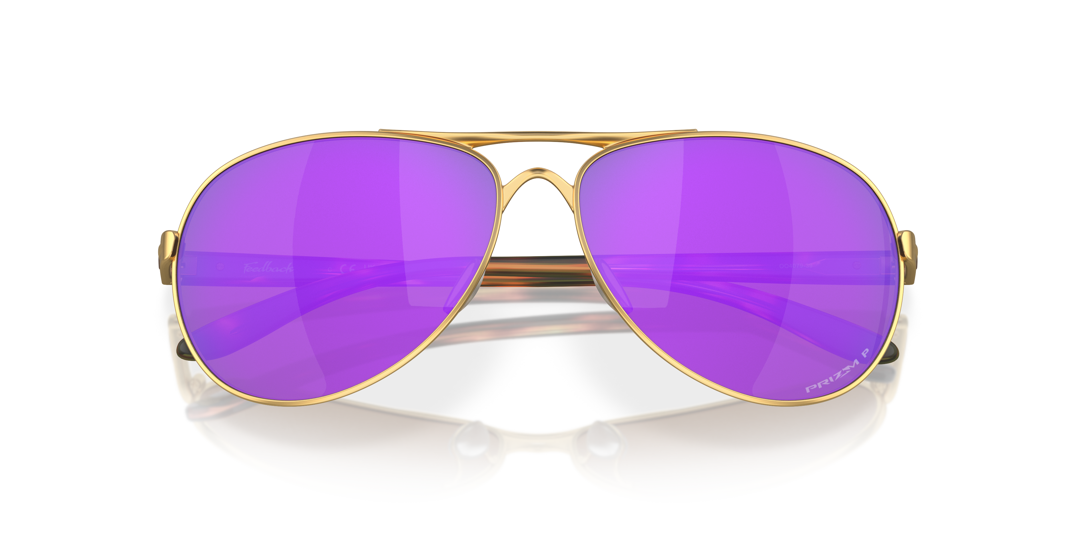 Oakley OO4079 Feedback Women's Round Prizm Polarized Sunglasses