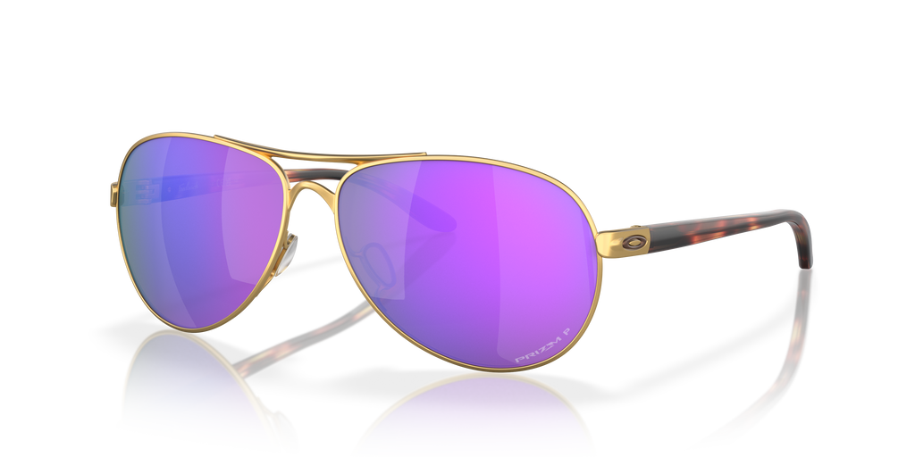 Oakley OO4079 Feedback Women's Round Prizm Polarized Sunglasses
