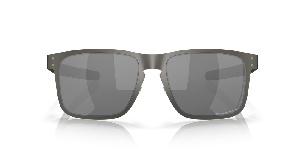 Oakley OO4123 Holbrook Metal Men's Square Prizm Polarized Sunglasses - Matte Gunmetal Frame