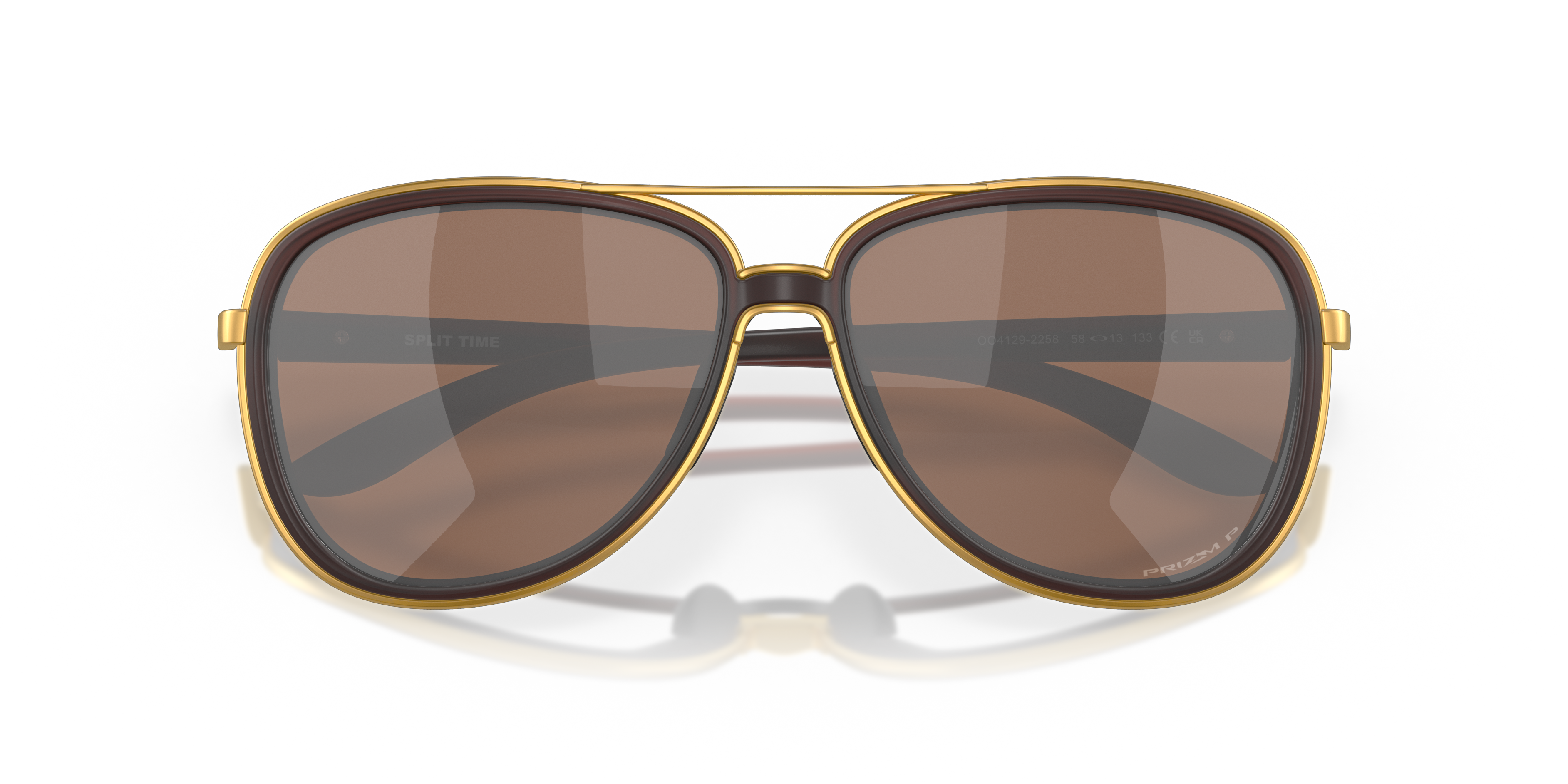 Oakley OO4129 Split Time Women's Round Prizm Polarized Sunglasses
