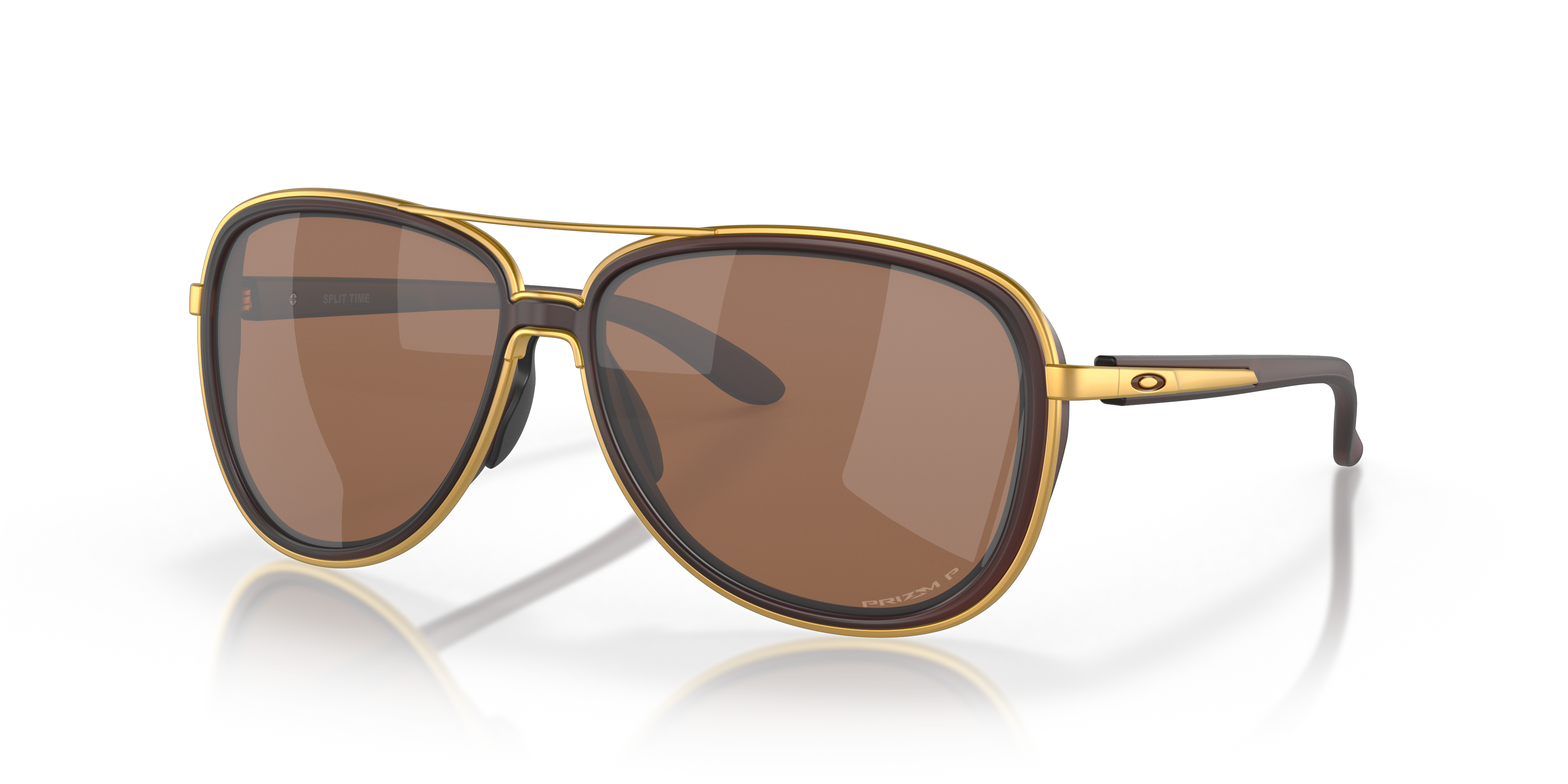 Oakley OO4129 Split Time Women's Round Prizm Polarized Sunglasses