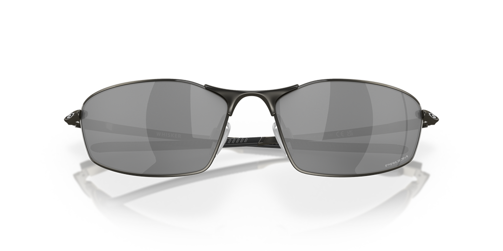 Oakley OO4141 Whisker Men's Oval Prizm Sunglasses - Carbon Frame