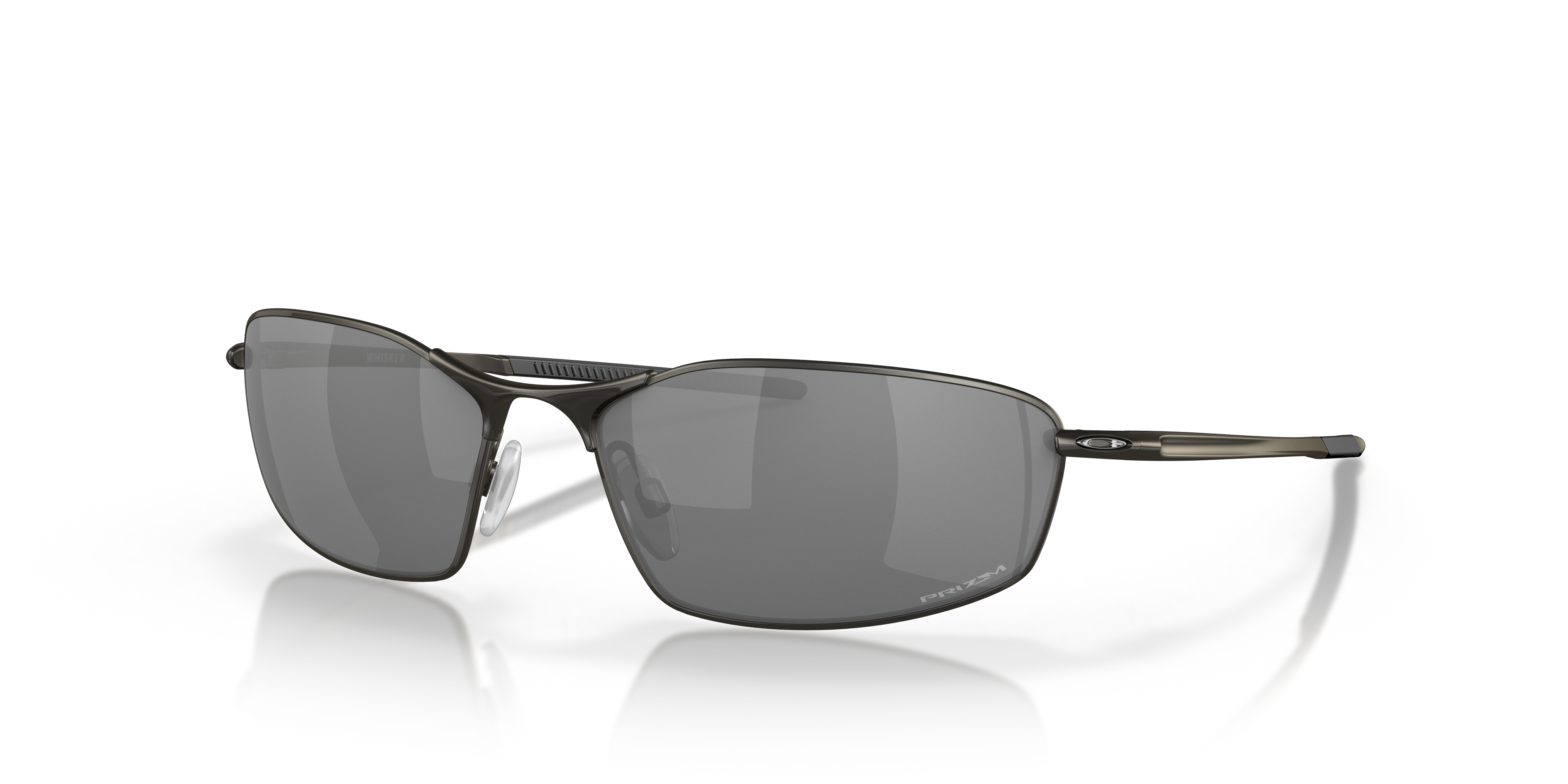 Oakley OO4141 Whisker Men's Oval Prizm Sunglasses - Carbon Frame