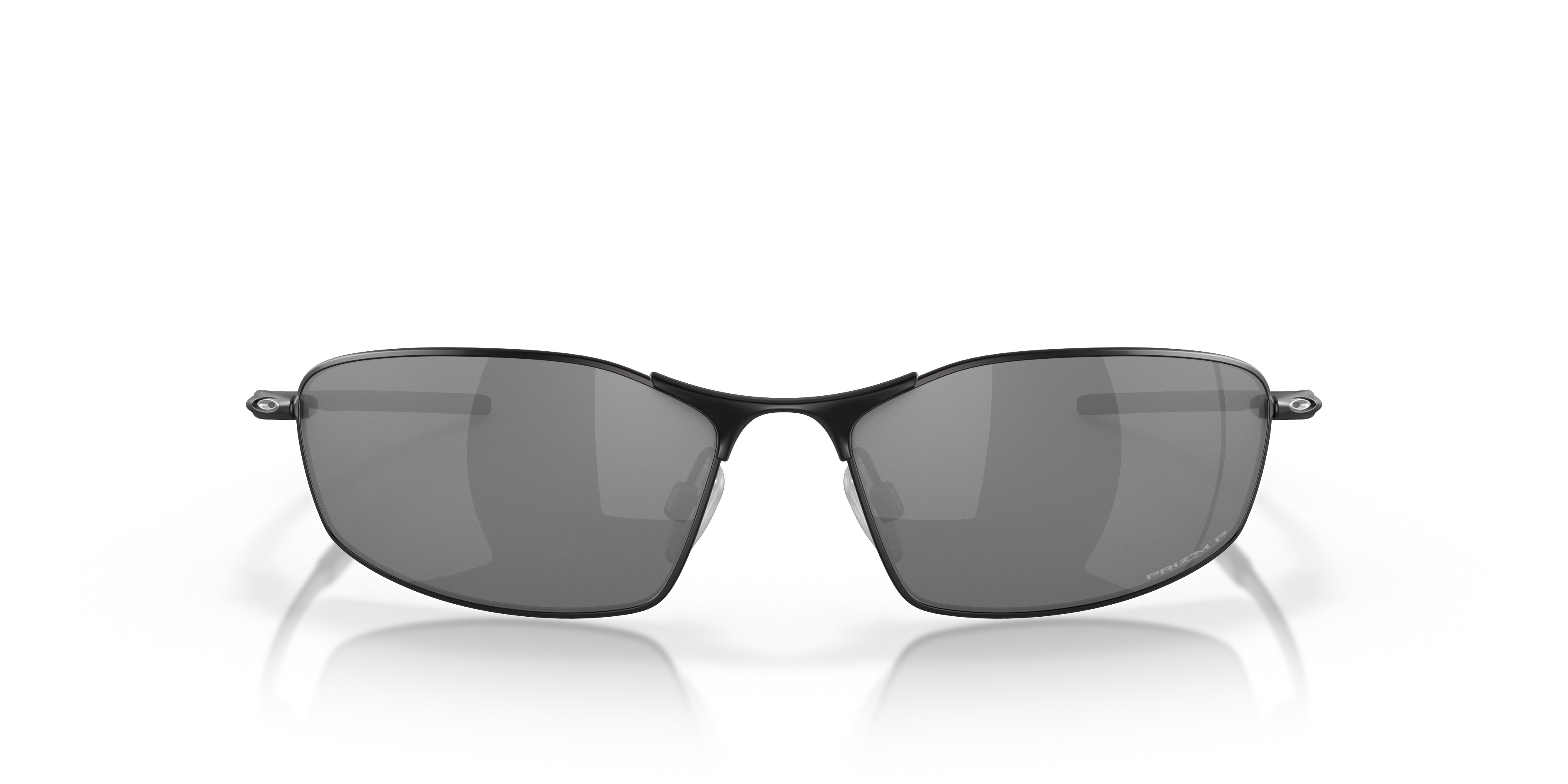 Oakley OO4141 Whisker Men's Oval Prizm Sunglasses - Satin Black Frame