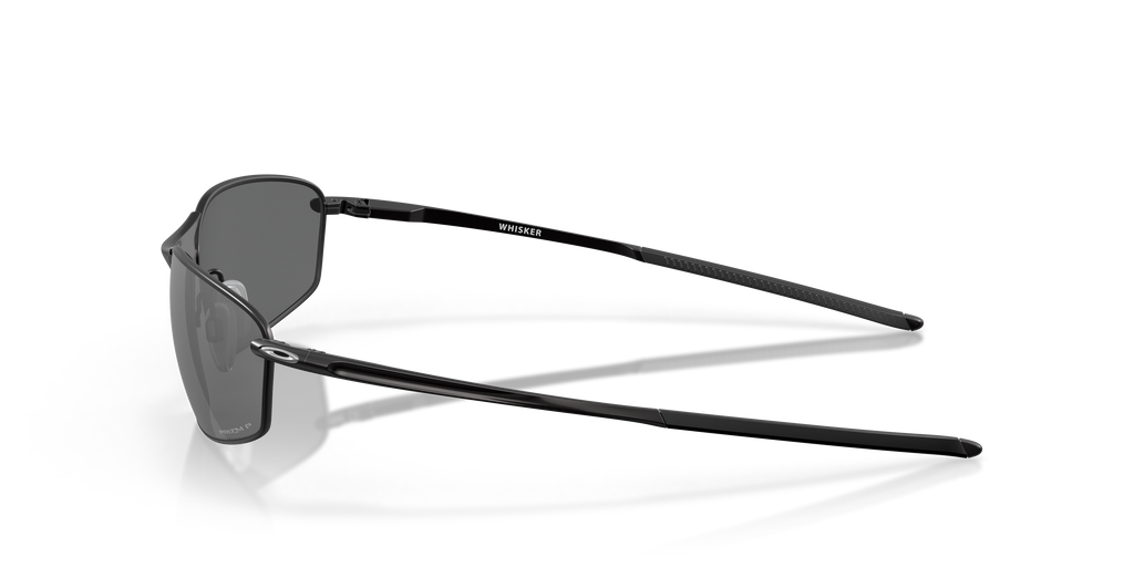 Oakley OO4141 Whisker Men's Oval Prizm Sunglasses - Satin Black Frame
