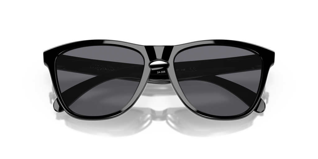 Oakley OO9013 Frogskins Unisex Square Prizm Sunglasses - Polished Black Frame