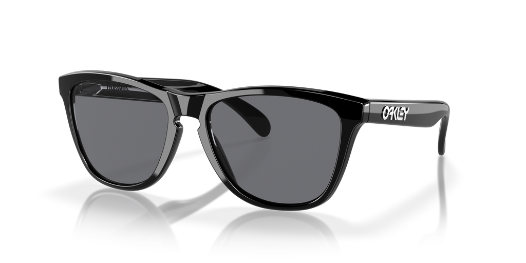 Oakley OO9013 Frogskins Unisex Square Prizm Sunglasses - Polished Black Frame