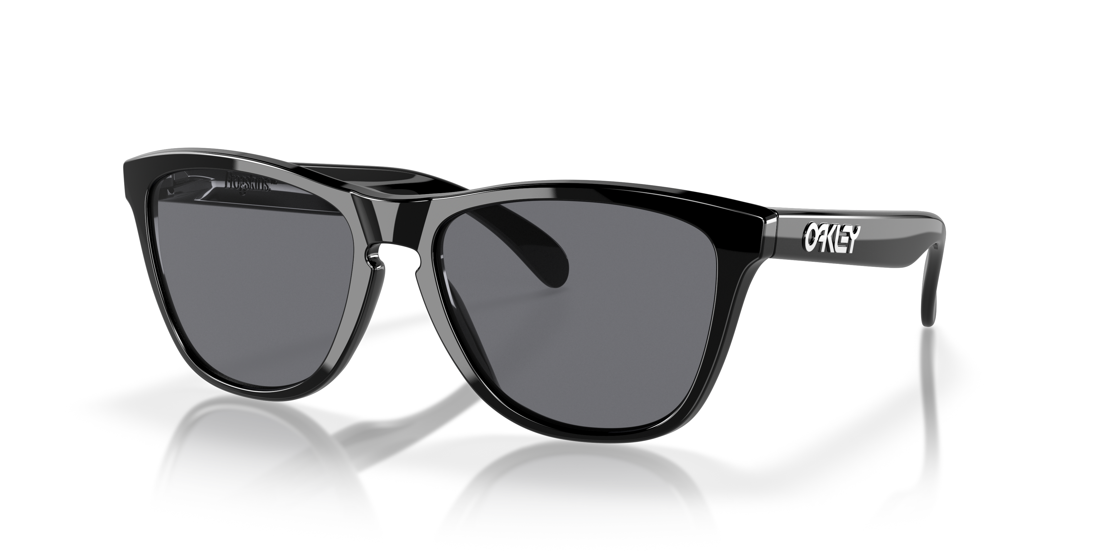 Oakley OO9013 Frogskins Unisex Square Prizm Sunglasses - Polished Black Frame