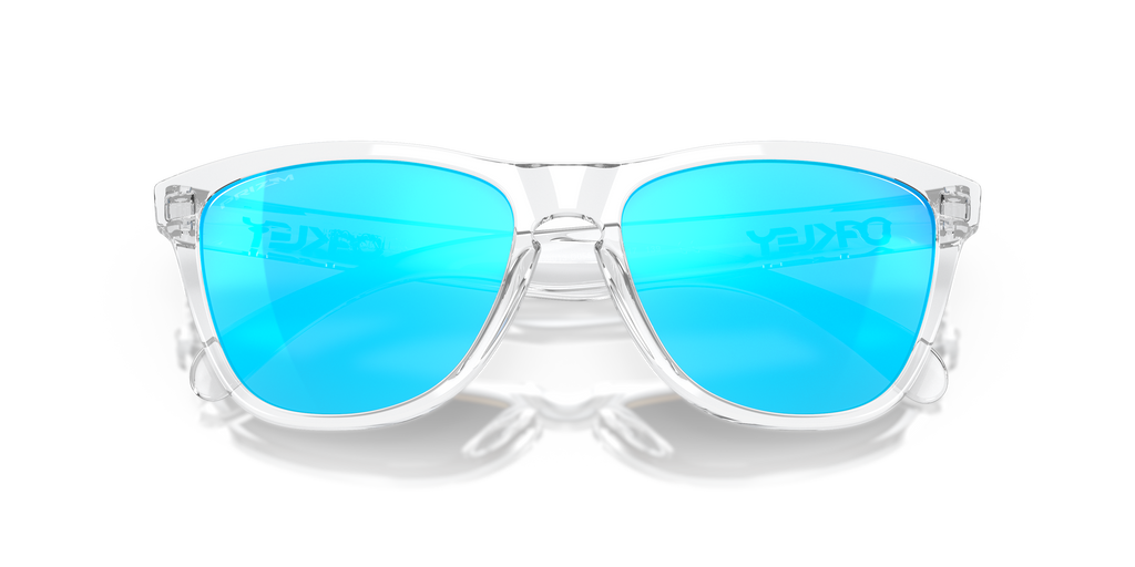 Oakley OO9013 Frogskins Unisex Square Prizm Sunglasses - Matte Black Frame