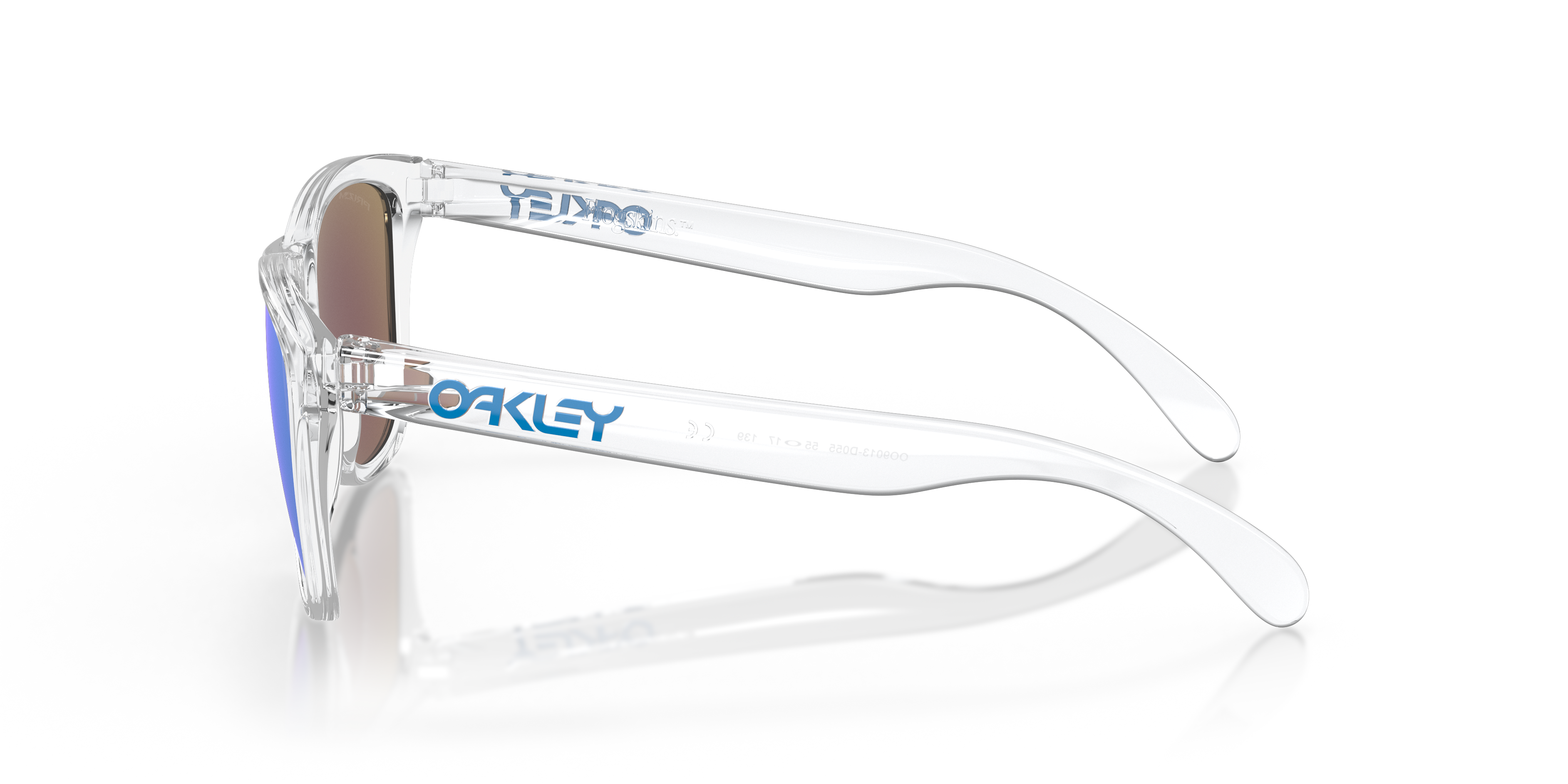 Oakley OO9013 Frogskins Unisex Square Prizm Sunglasses - Matte Black Frame