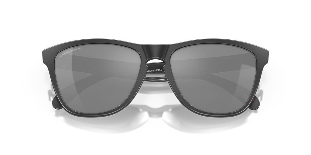 Oakley OO9013 Frogskins Unisex Square Prizm Sunglasses - Matte Black Frame