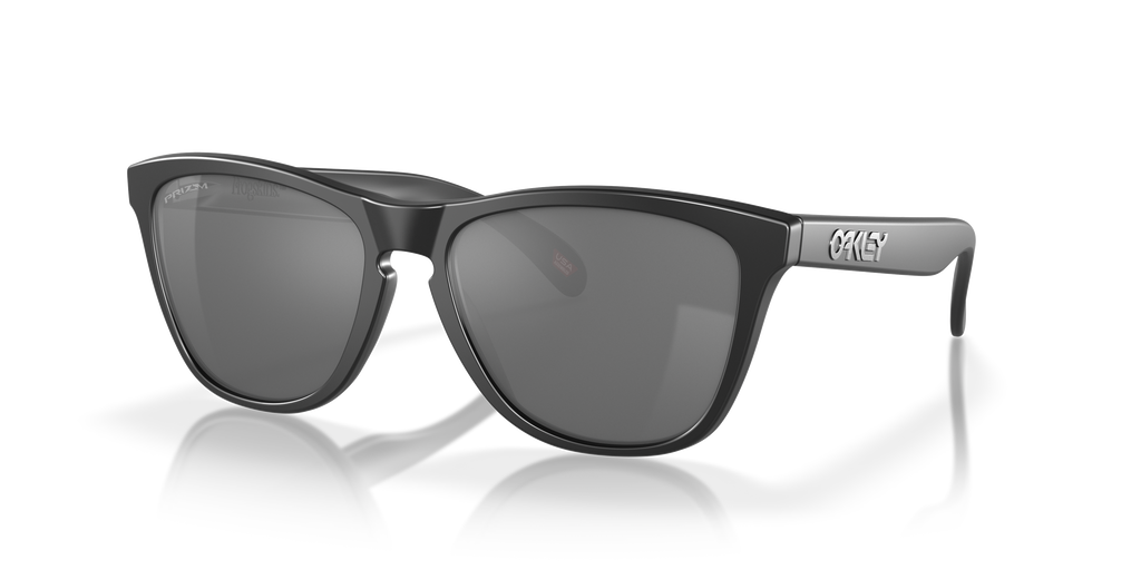 Oakley OO9013 Frogskins Unisex Square Prizm Sunglasses - Matte Black Frame