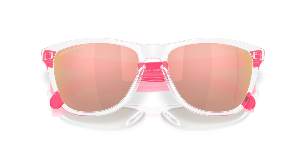 Oakley OO9013 Frogskins Neon Pop Collection Men's Square Prizm Polarized Sunglasses