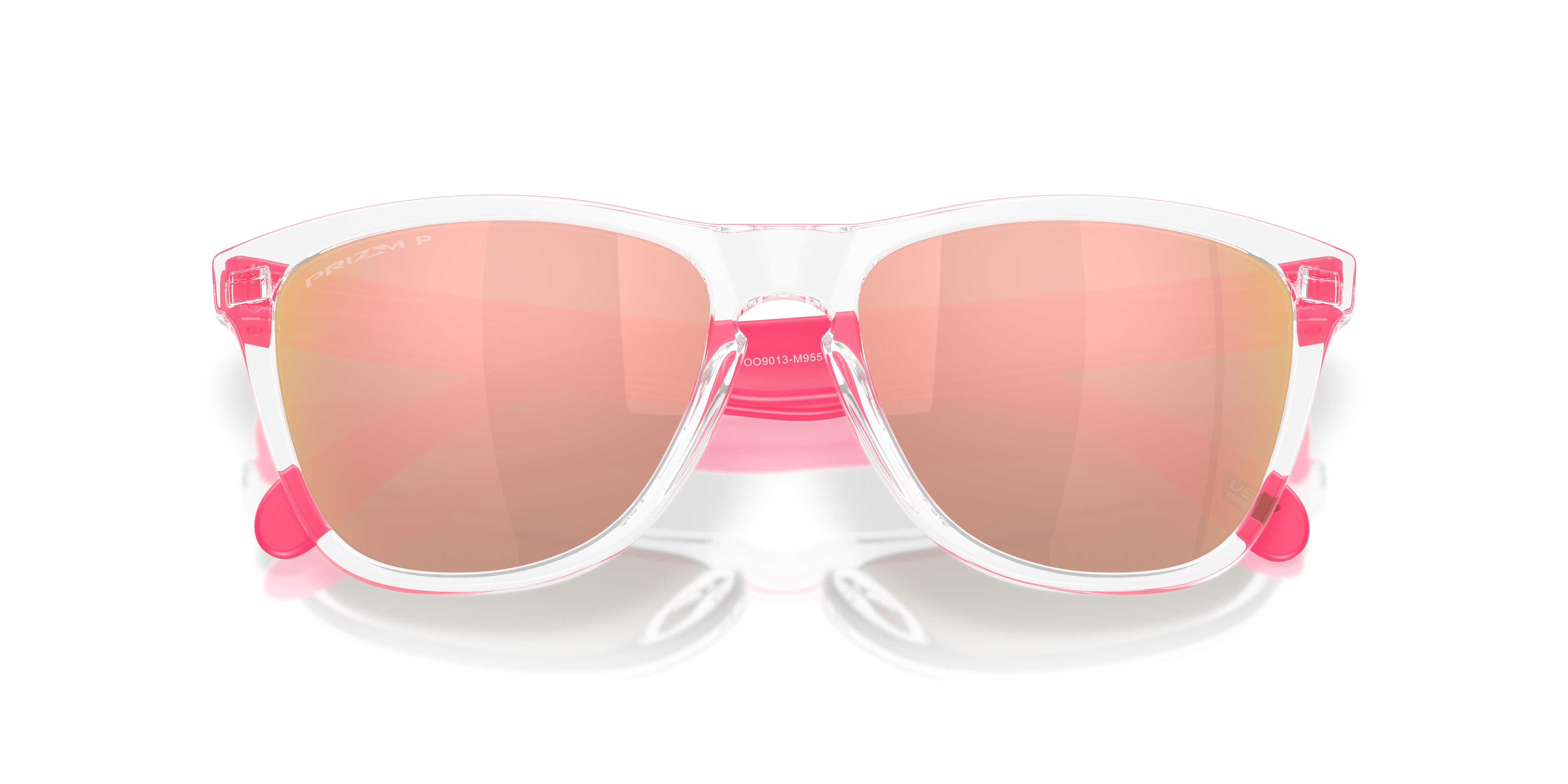 Oakley OO9013 Frogskins Neon Pop Collection Men's Square Prizm Polarized Sunglasses