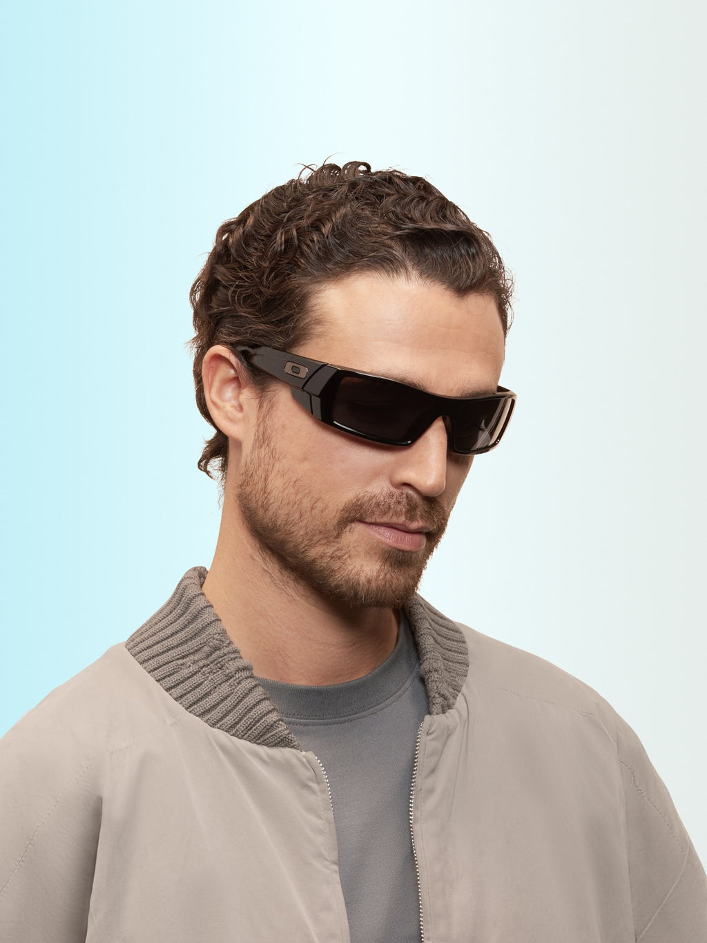 Oakley OO9014 Gascan Men's Rectangle Prizm Sunglasses - Matte Black Frame