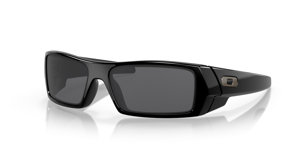 Oakley OO9014 Gascan Men's Rectangle Prizm Sunglasses - Polished Black Frame