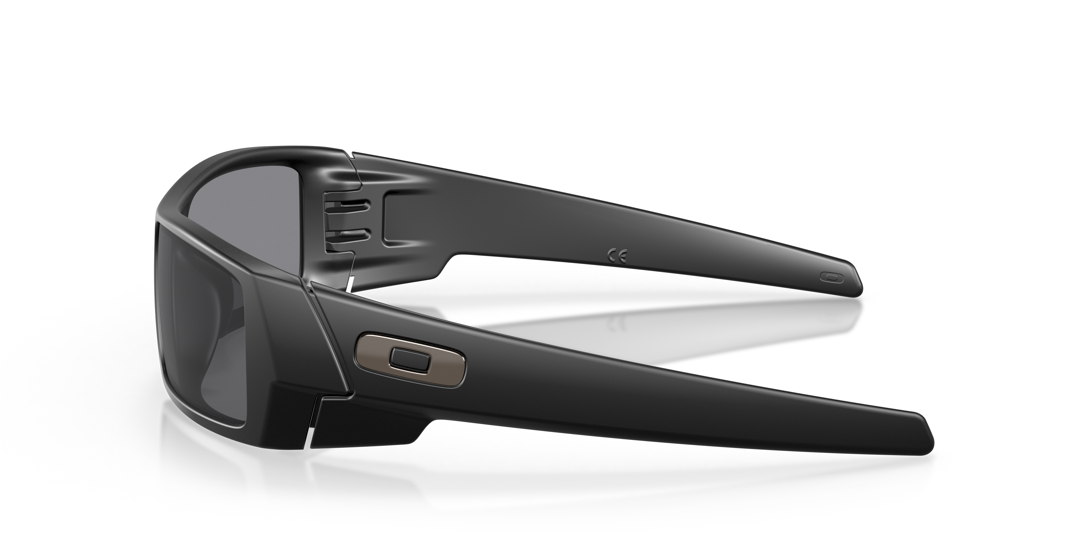 Oakley OO9014 Gascan Men's Rectangle Prizm Sunglasses - Matte Black Frame