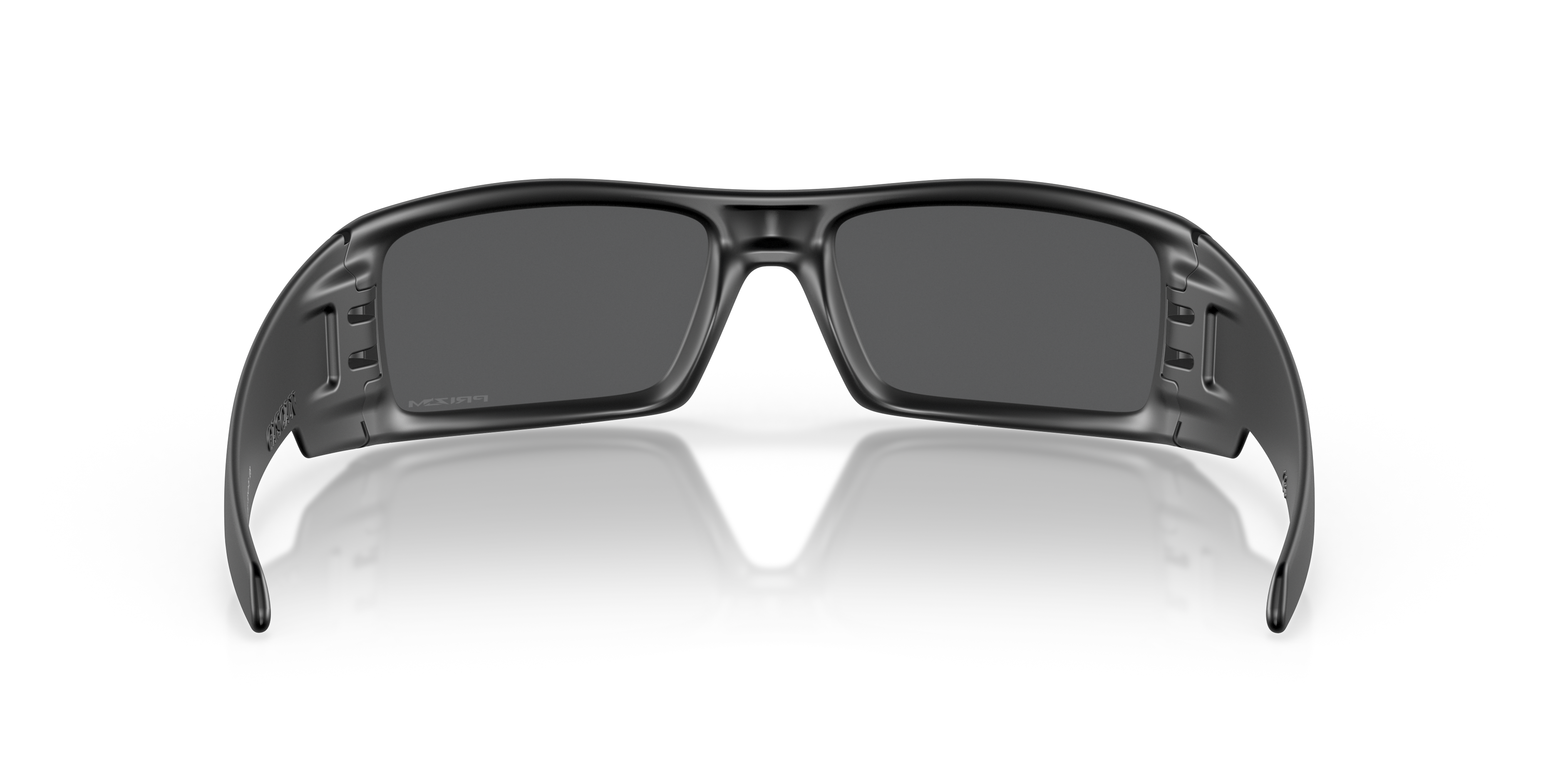 Oakley OO9014 Gascan Men's Rectangle Prizm Sunglasses - Polished Black Frame