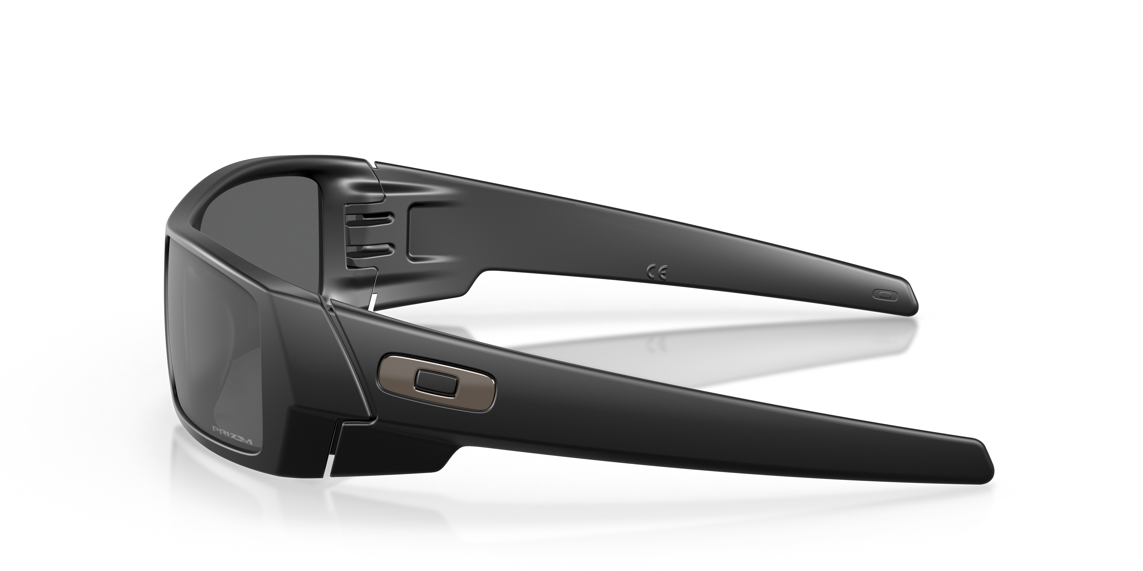 Oakley OO9014 Gascan Men's Rectangle Prizm Sunglasses - Matte Black Frame