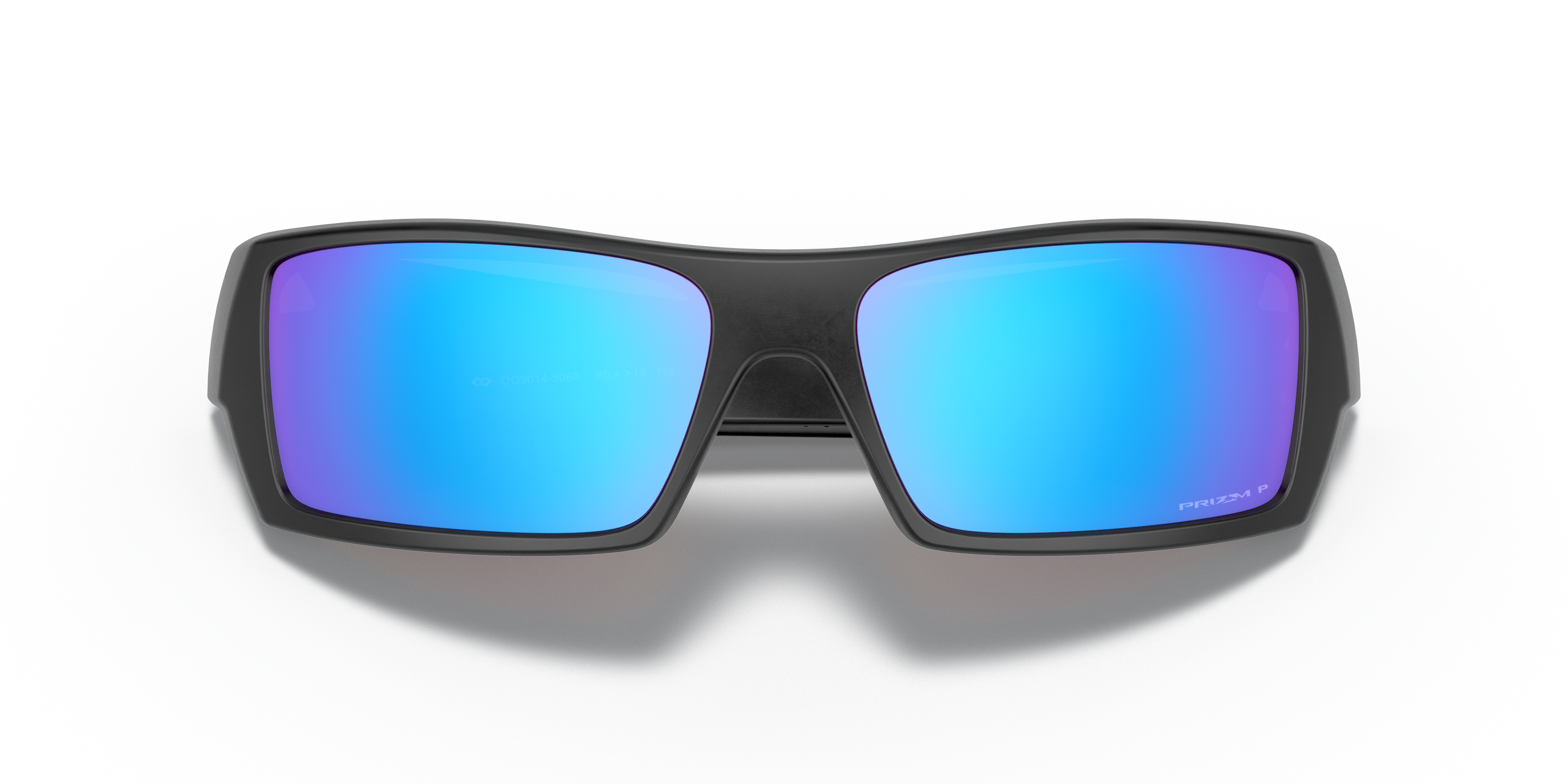 Oakley OO9014 Gascan Men's Rectangle Prizm Sunglasses - Polished Black Frame