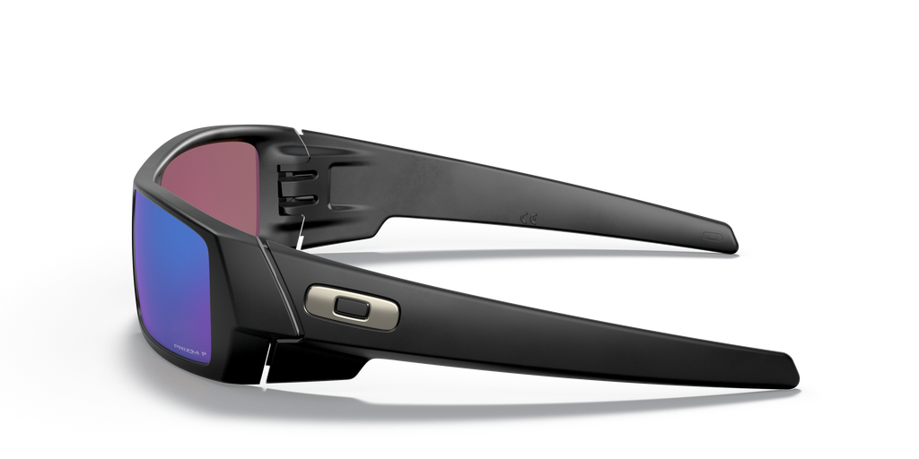 Oakley OO9014 Gascan Men's Rectangle Prizm Sunglasses - Matte Black Frame