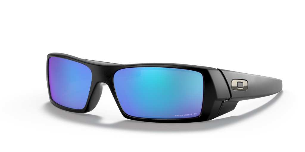 Oakley OO9014 Gascan Men's Rectangle Prizm Sunglasses - Matte Black Frame