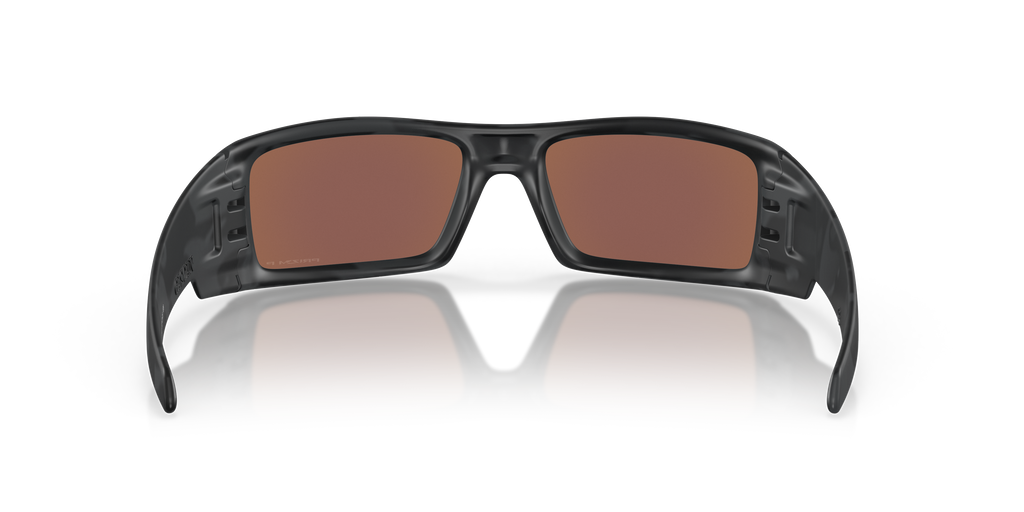 Oakley OO9014 Gascan Men's Rectangle Prizm Sunglasses - Polished Black Frame