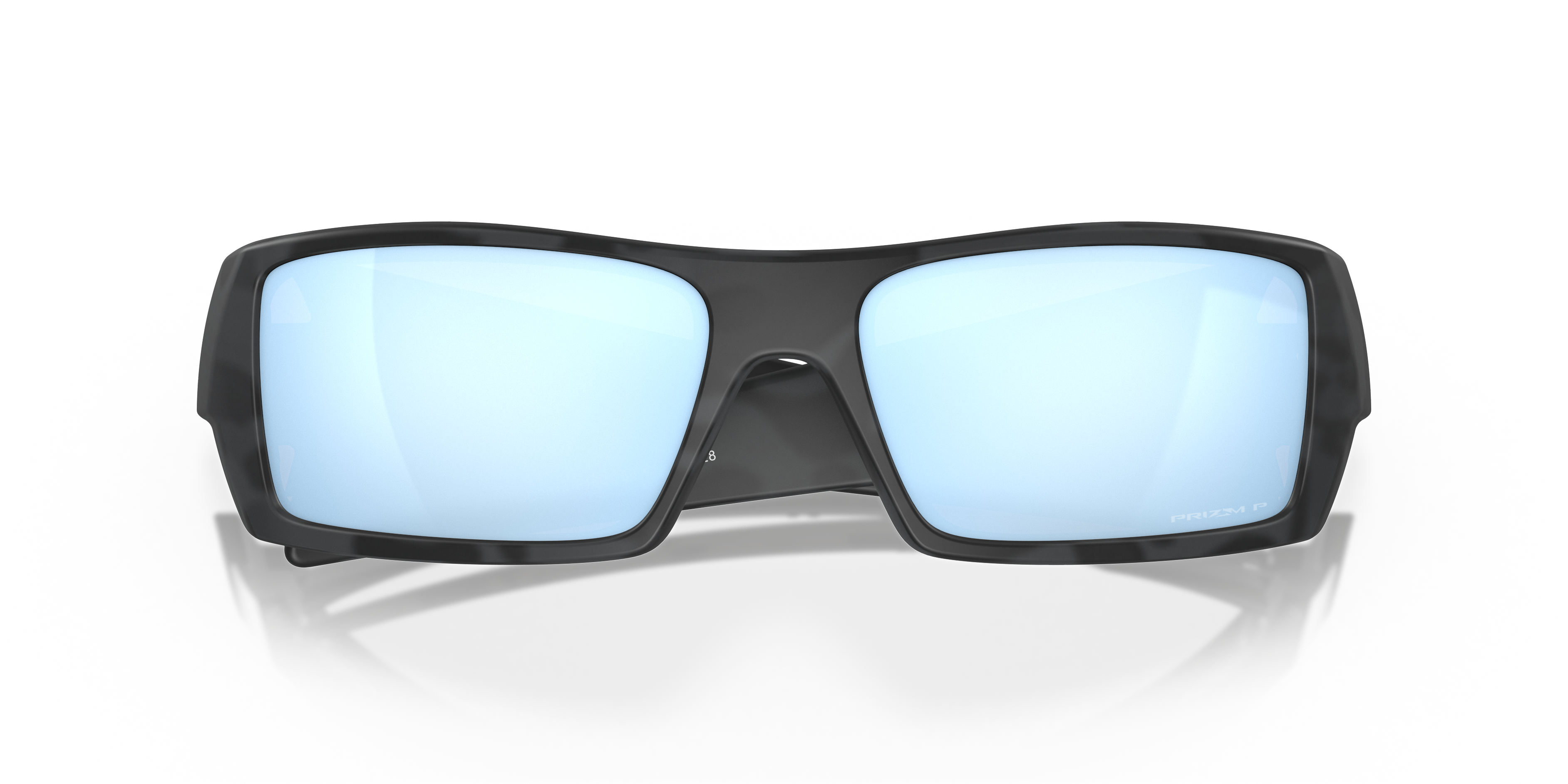 Oakley OO9014 Gascan Men's Rectangle Prizm Sunglasses - Matte Black Frame
