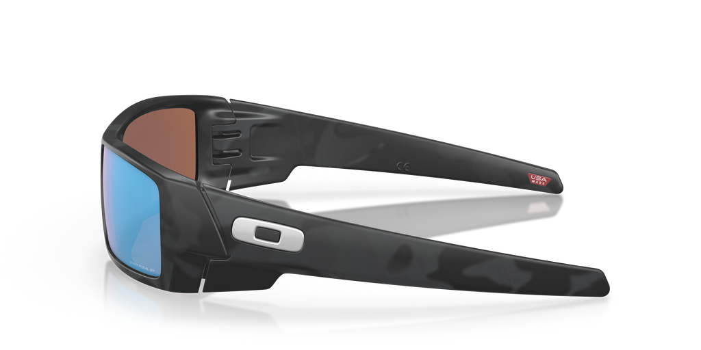 Oakley OO9014 Gascan Men's Rectangle Prizm Sunglasses - Matte Black Frame