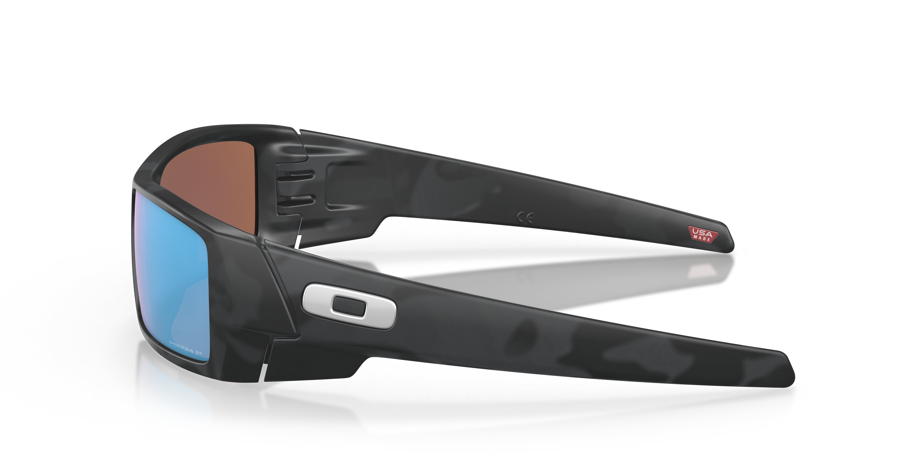 Oakley OO9014 Gascan Men's Rectangle Prizm Sunglasses - Matte Black Frame