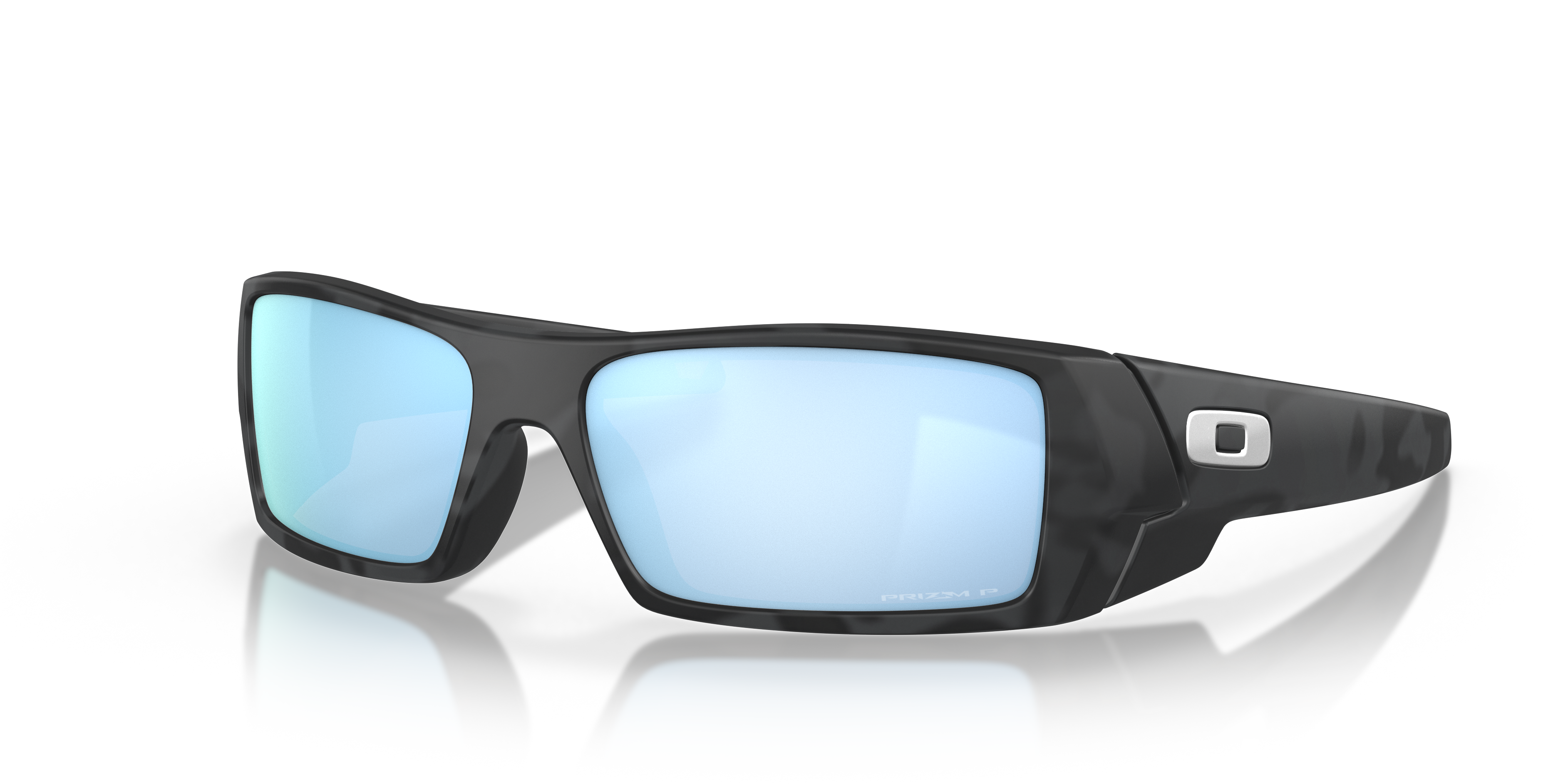 Oakley OO9014 Gascan Men's Rectangle Prizm Sunglasses - Matte Black Camo Frame