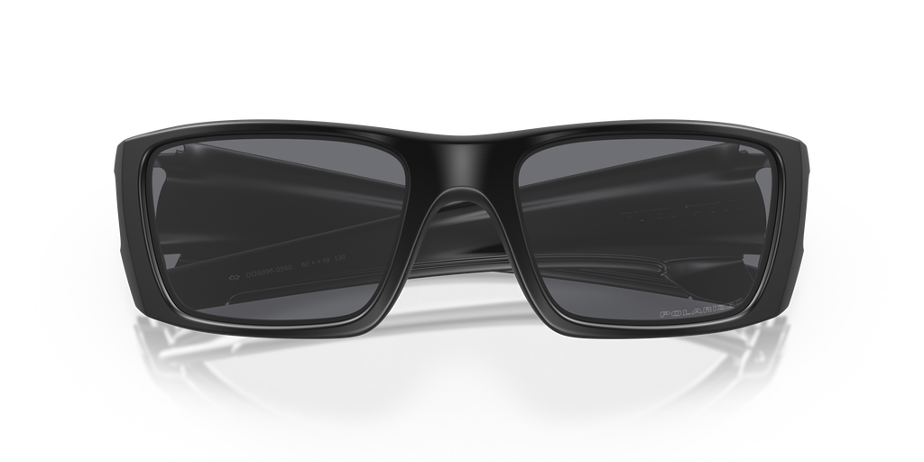 Oakley OO9096 Fuel Cell Men's Rectangle Prizm Sunglasses - Matte Black Frame