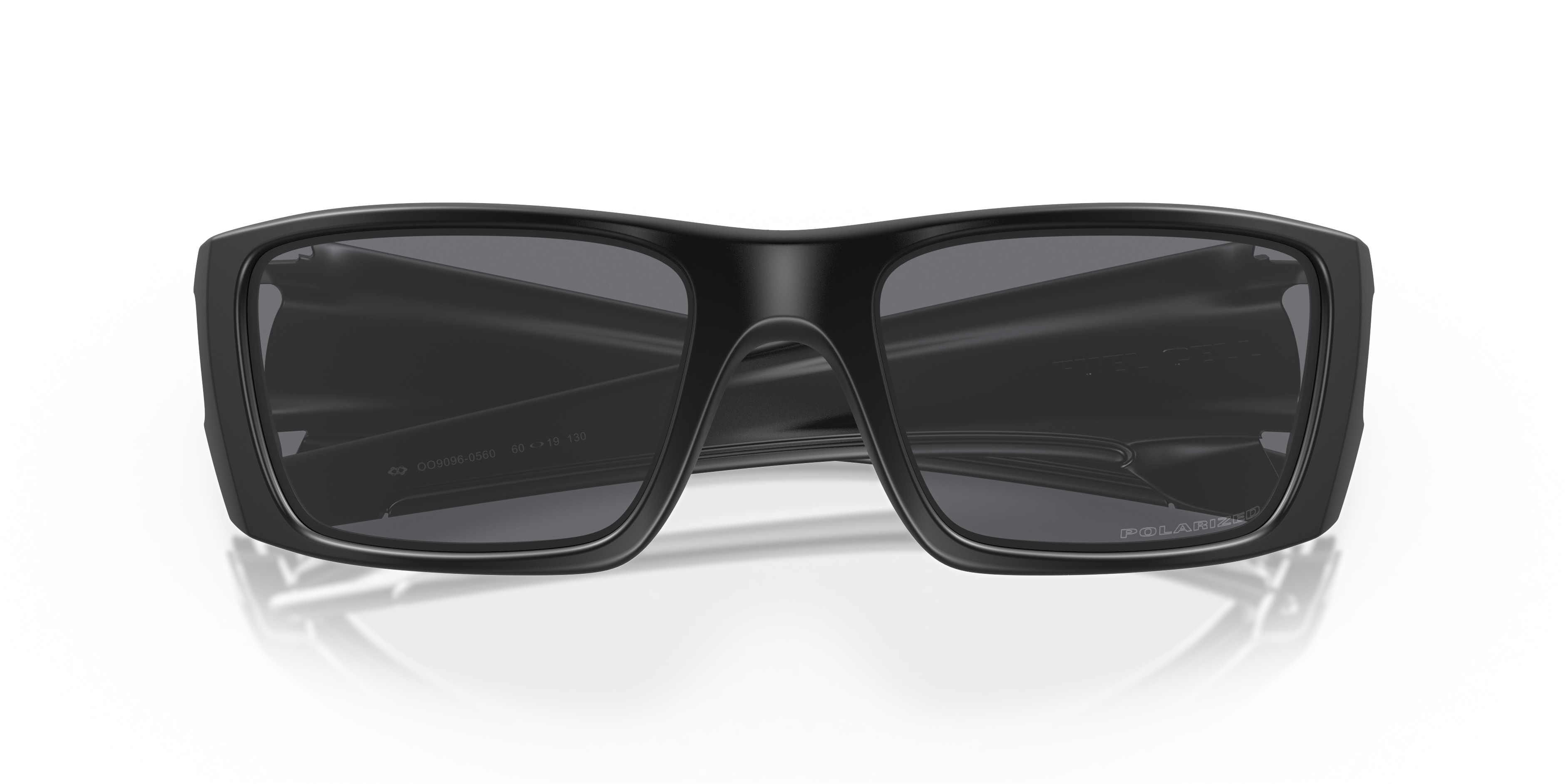 Oakley OO9096 Fuel Cell Men's Rectangle Prizm Sunglasses - Matte Black Frame