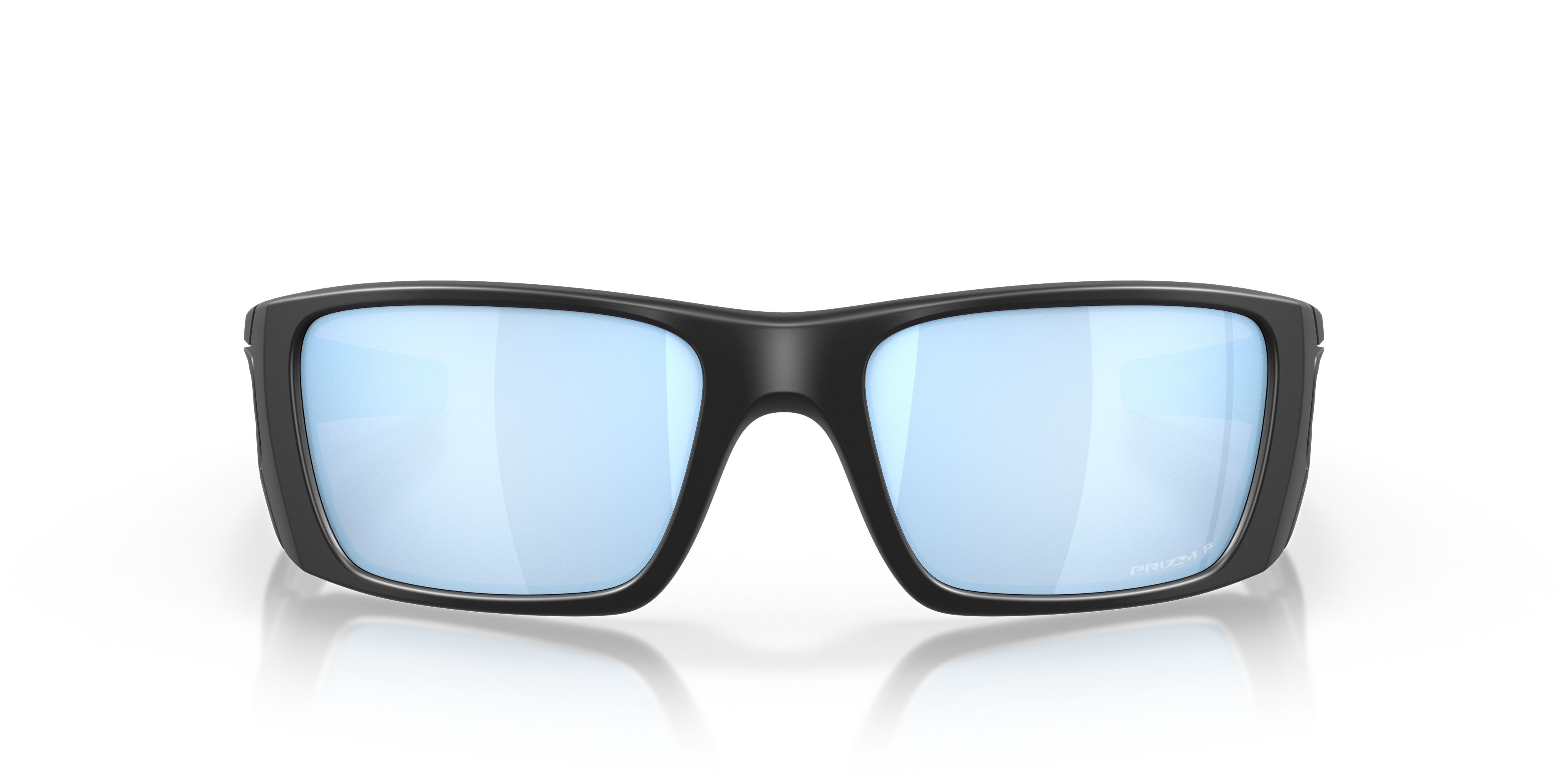 Oakley OO9096 Fuel Cell Men's Rectangle Prizm Sunglasses - Polished Black Frame