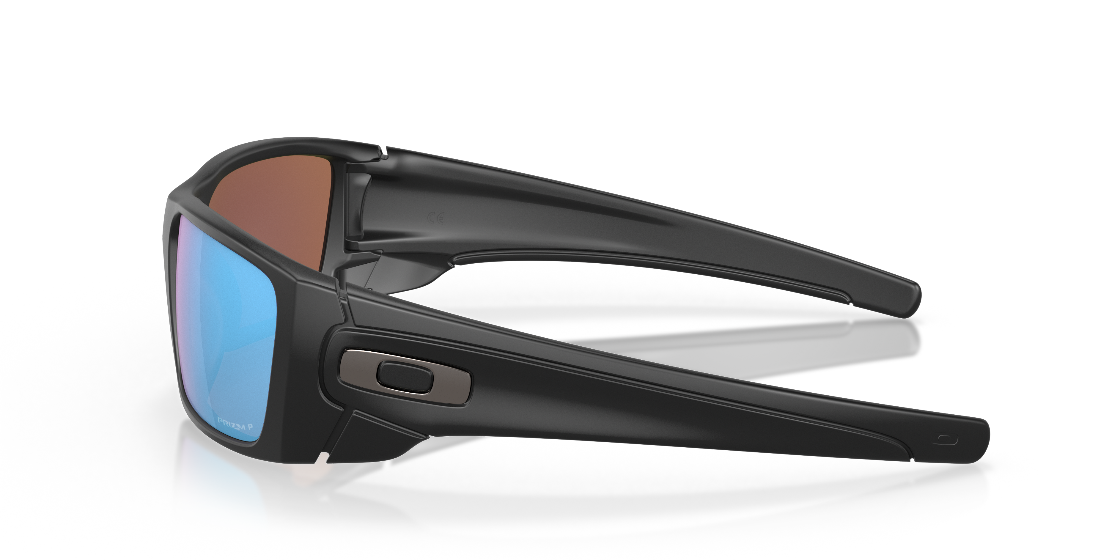 Oakley OO9096 Fuel Cell Men's Rectangle Prizm Sunglasses - Matte Black Frame